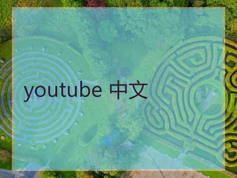 youtube 中文