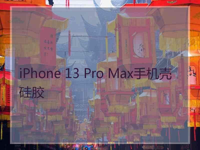 iPhone 13 Pro Max手机壳硅胶