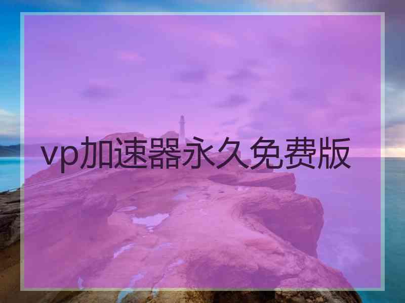 vp加速器永久免费版