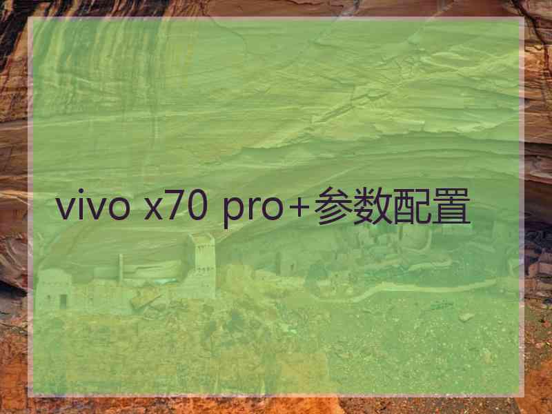 vivo x70 pro+参数配置