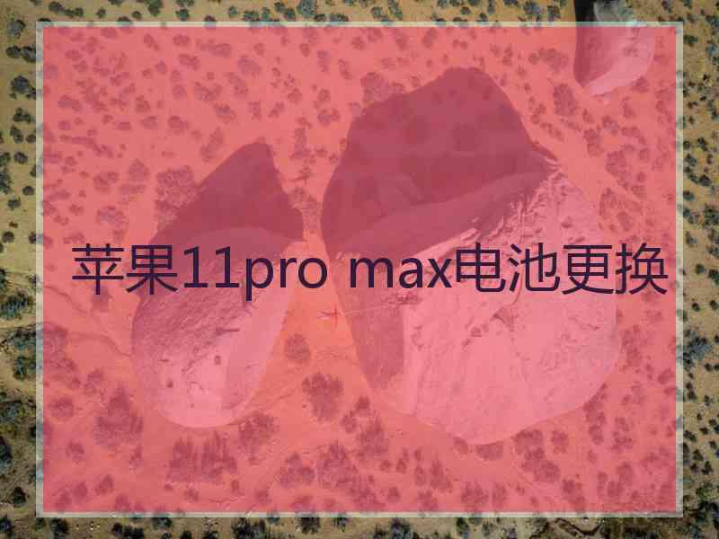 苹果11pro max电池更换