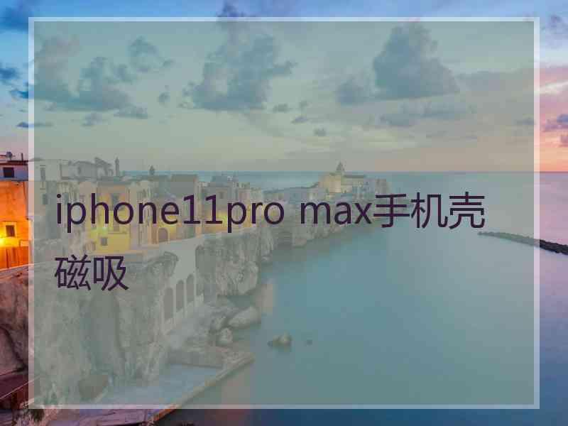 iphone11pro max手机壳磁吸