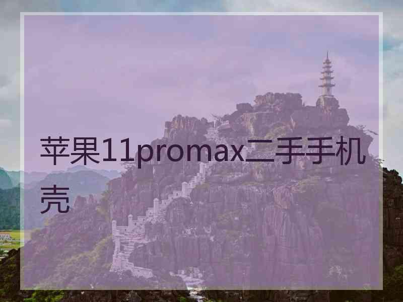 苹果11promax二手手机壳