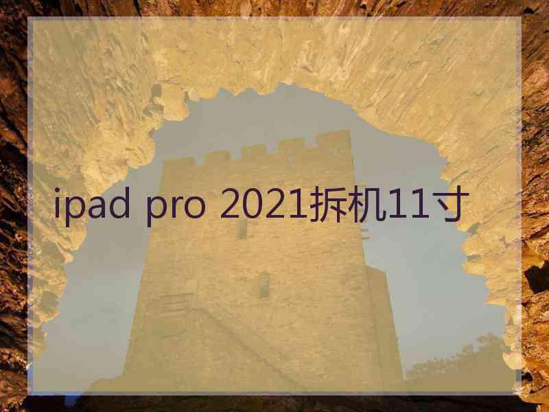 ipad pro 2021拆机11寸