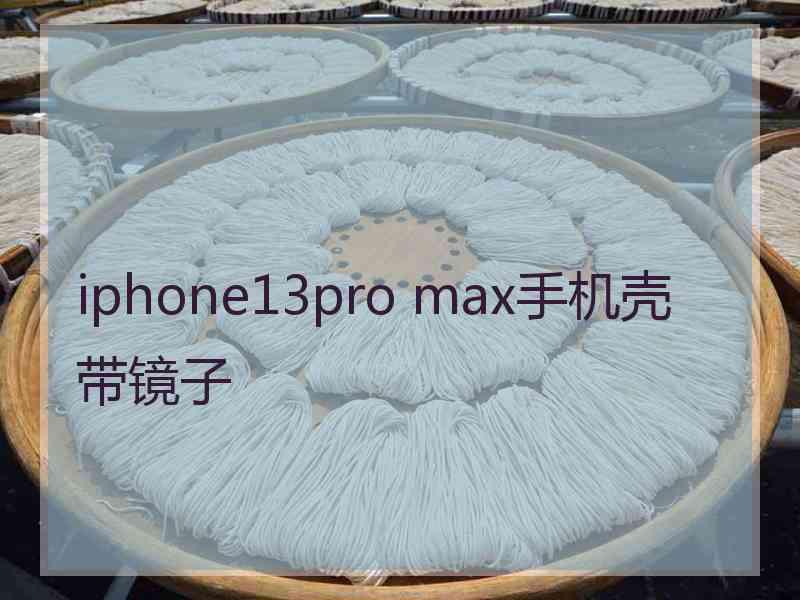 iphone13pro max手机壳带镜子