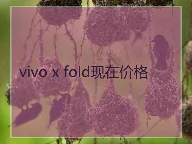 vivo x fold现在价格