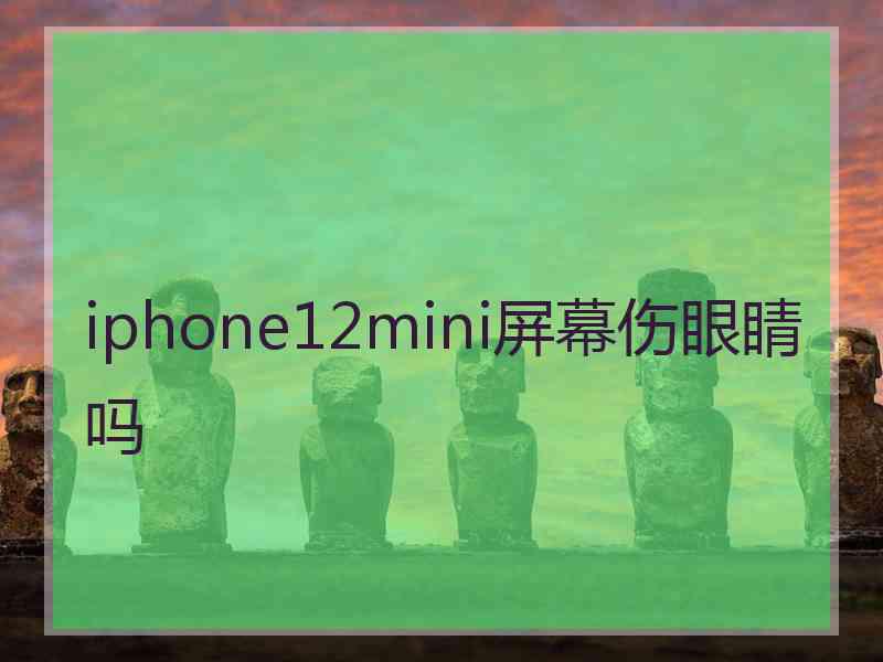 iphone12mini屏幕伤眼睛吗