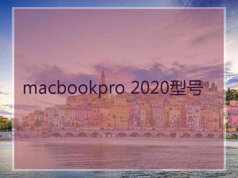 macbookpro 2020型号