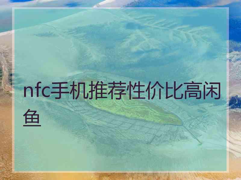 nfc手机推荐性价比高闲鱼