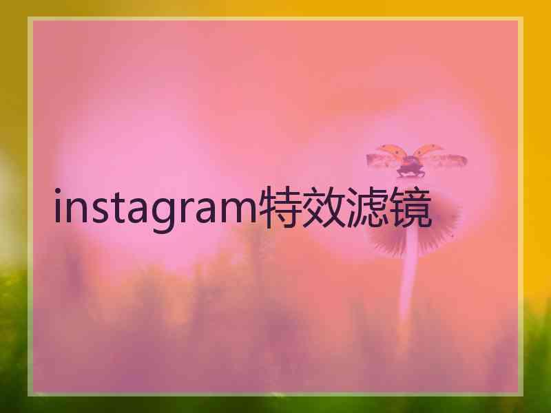 instagram特效滤镜