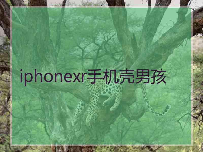 iphonexr手机壳男孩