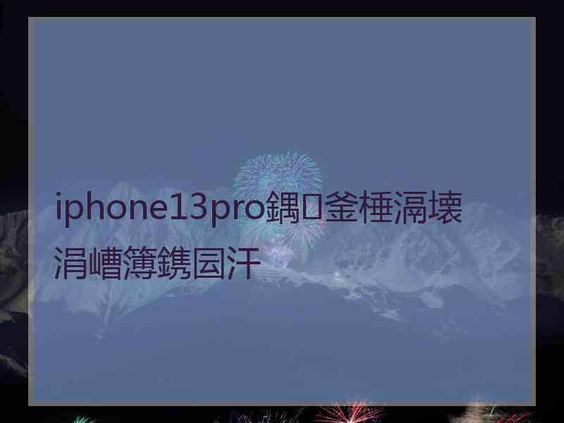 iphone13pro鍝釜棰滆壊涓嶆簿鎸囩汗