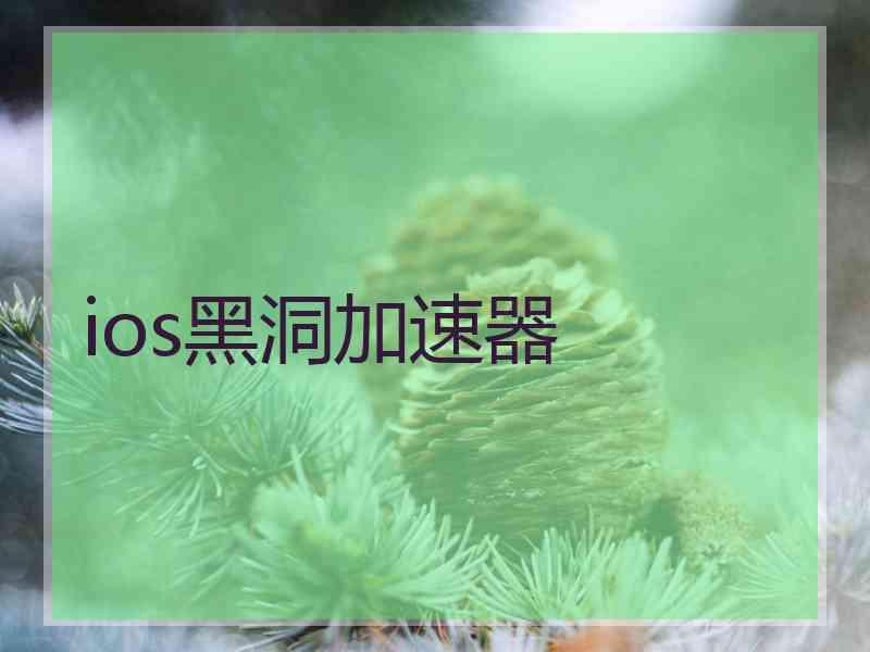 ios黑洞加速器