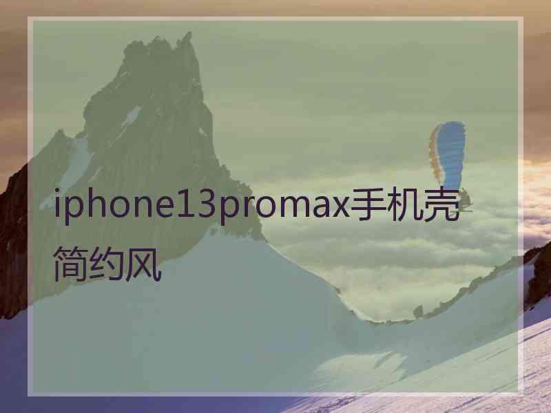 iphone13promax手机壳简约风