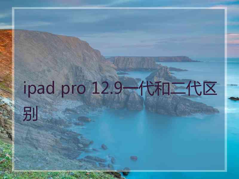 ipad pro 12.9一代和二代区别