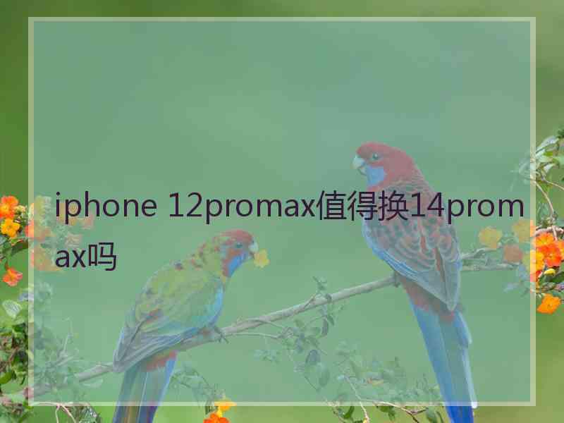 iphone 12promax值得换14promax吗