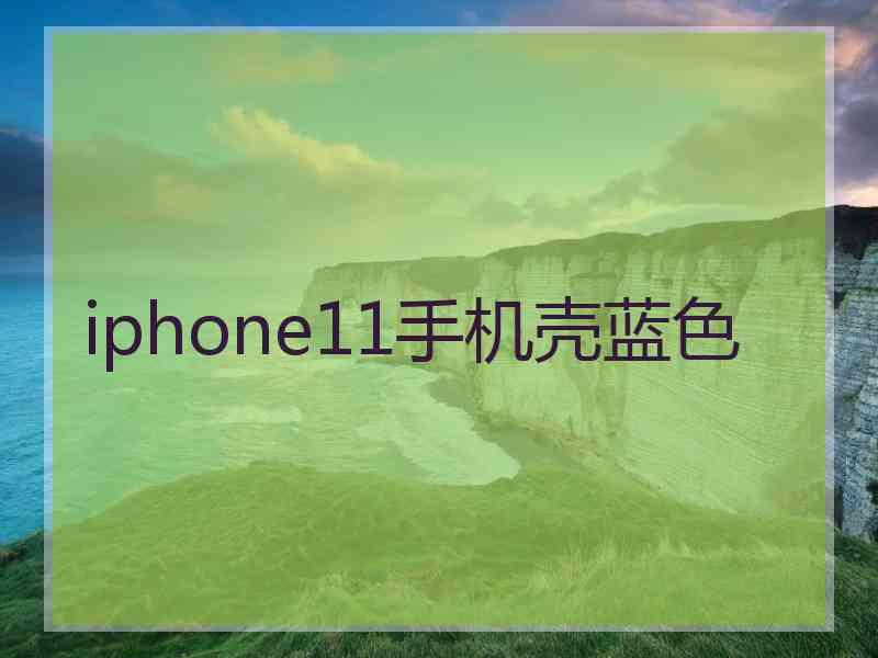 iphone11手机壳蓝色