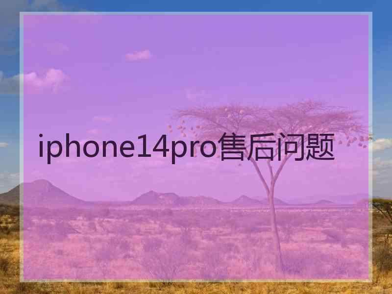 iphone14pro售后问题