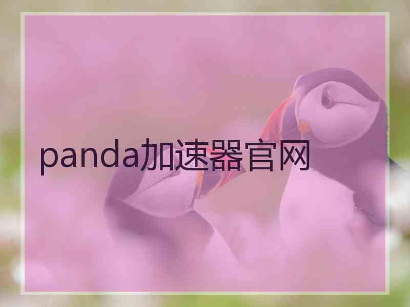 panda加速器官网