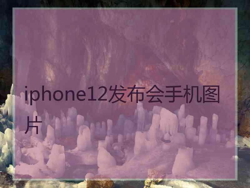 iphone12发布会手机图片