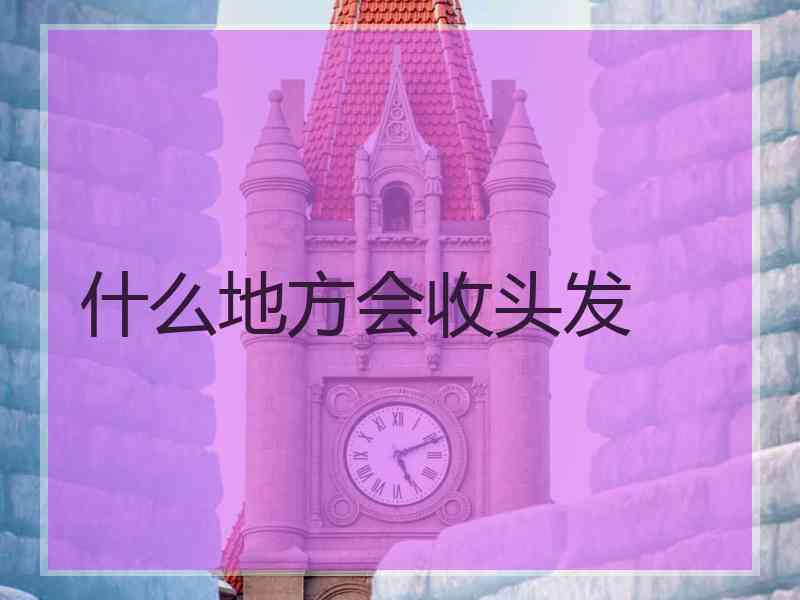 什么地方会收头发