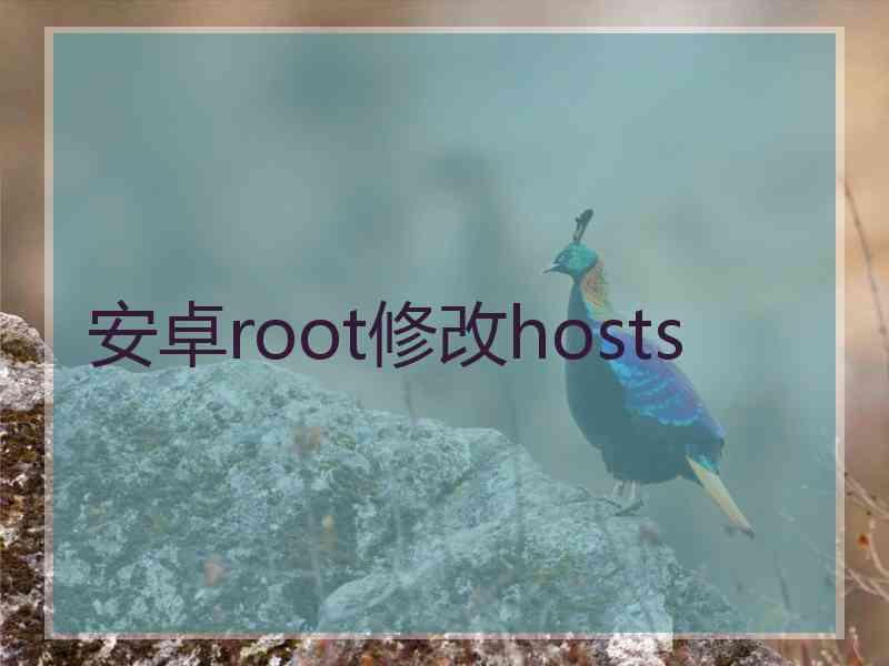 安卓root修改hosts