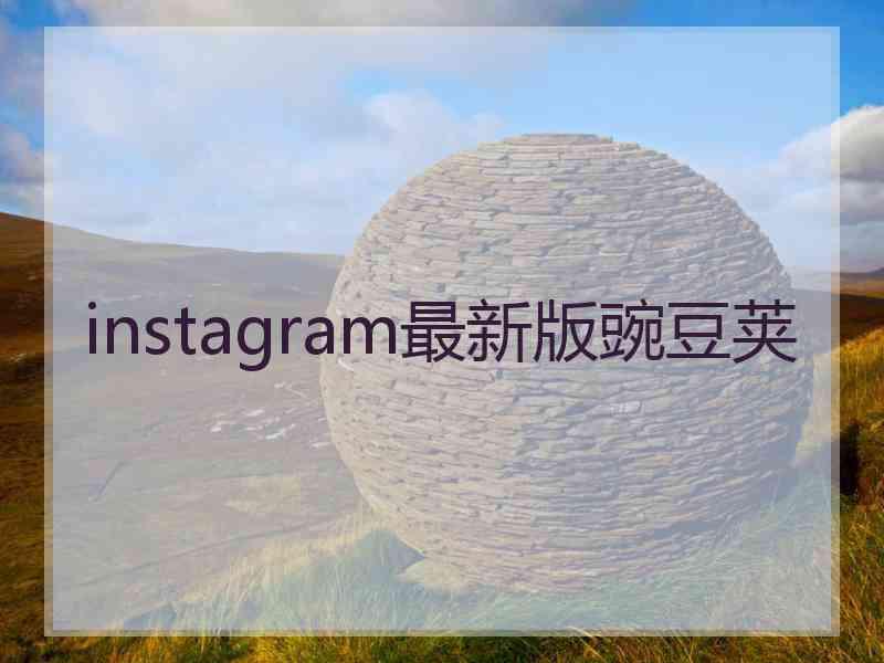 instagram最新版豌豆荚