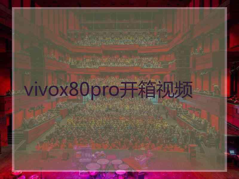 vivox80pro开箱视频