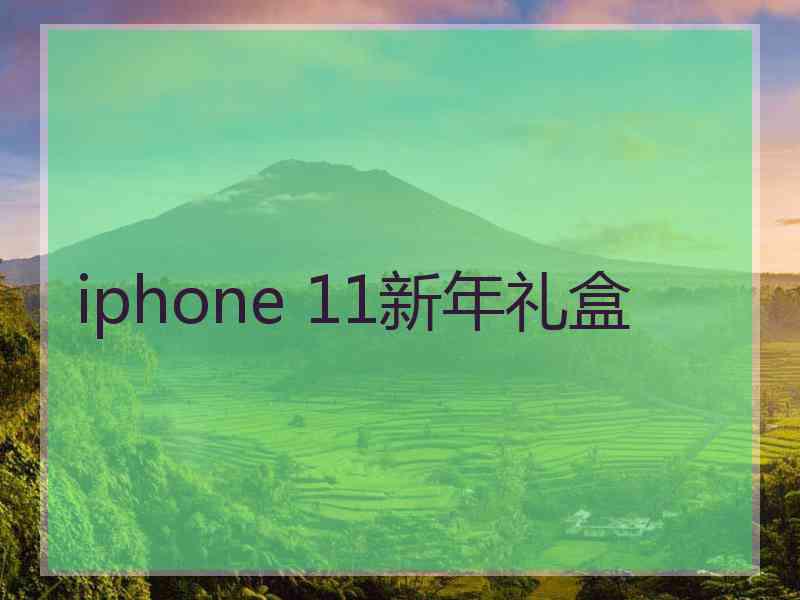 iphone 11新年礼盒