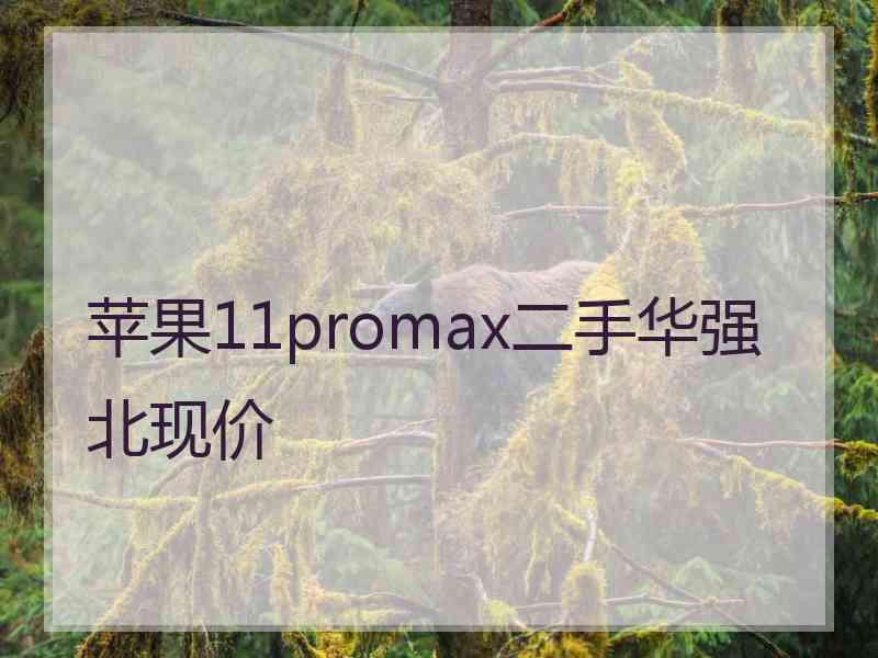 苹果11promax二手华强北现价