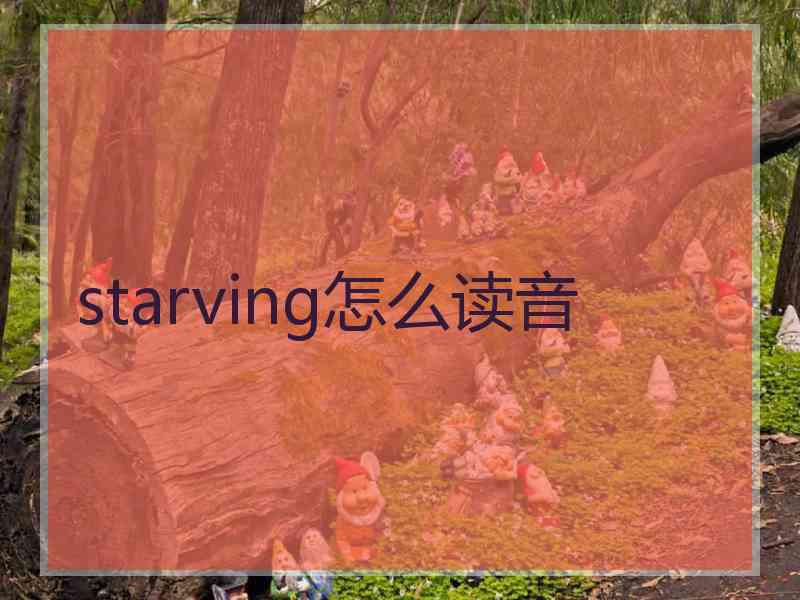 starving怎么读音