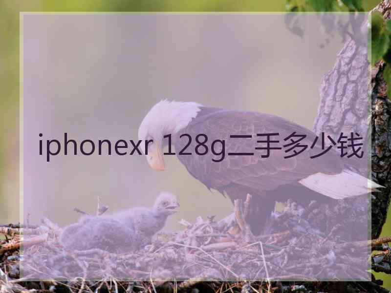 iphonexr 128g二手多少钱