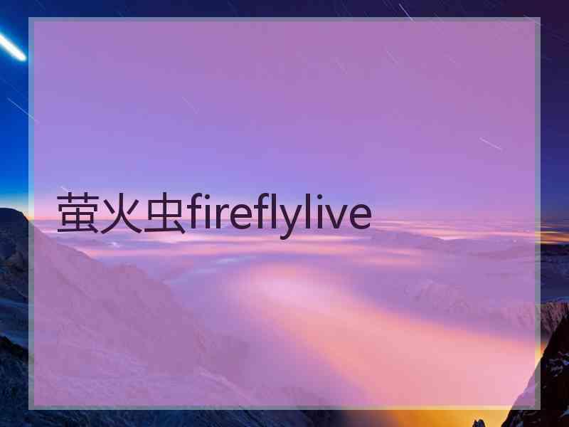 萤火虫fireflylive