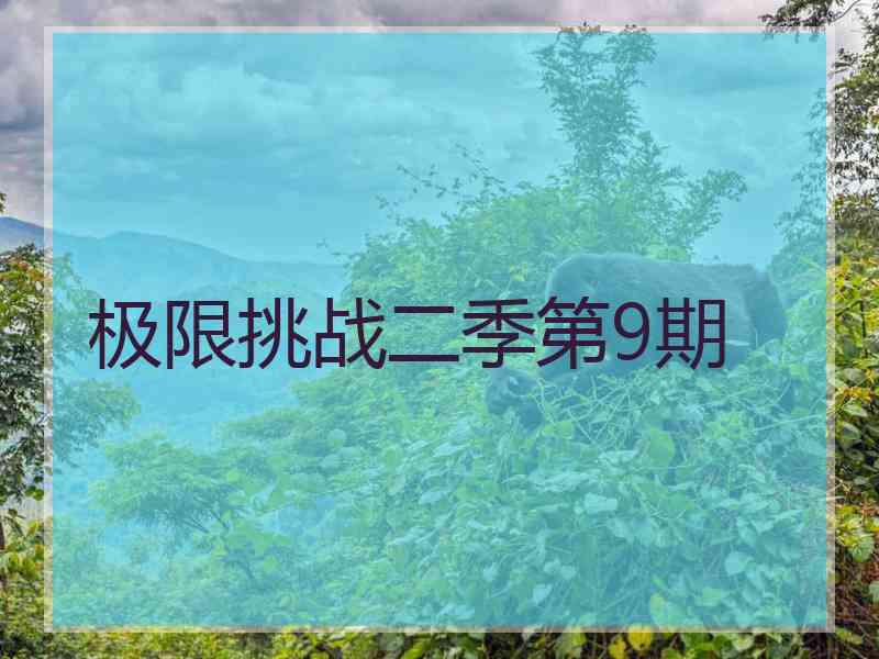 极限挑战二季第9期