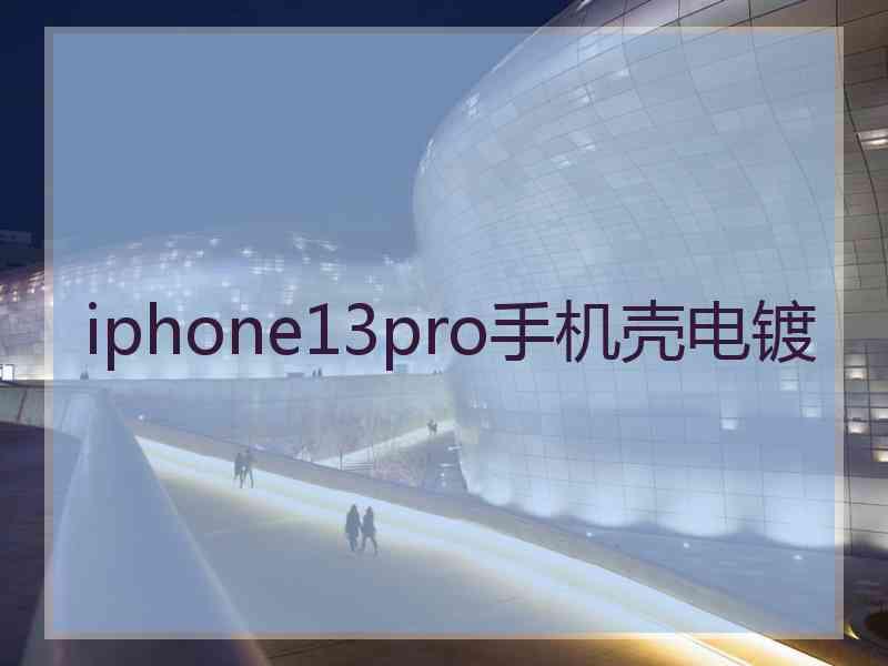 iphone13pro手机壳电镀