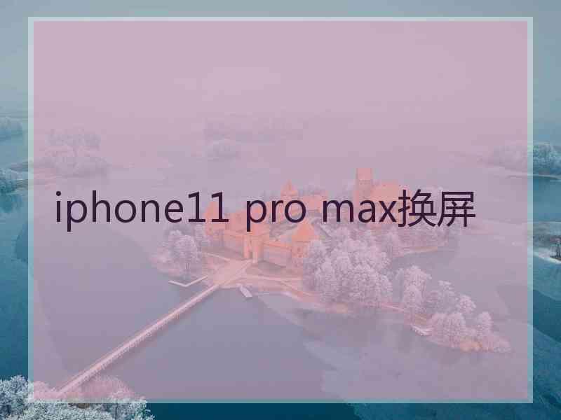 iphone11 pro max换屏