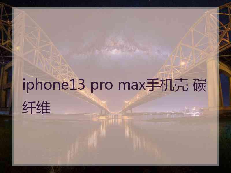 iphone13 pro max手机壳 碳纤维