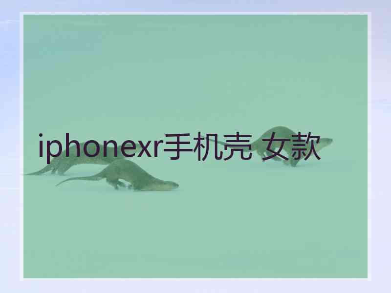 iphonexr手机壳 女款