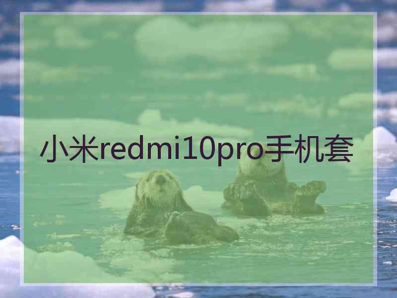 小米redmi10pro手机套