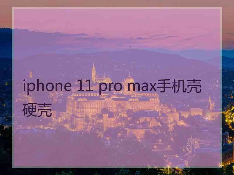 iphone 11 pro max手机壳硬壳