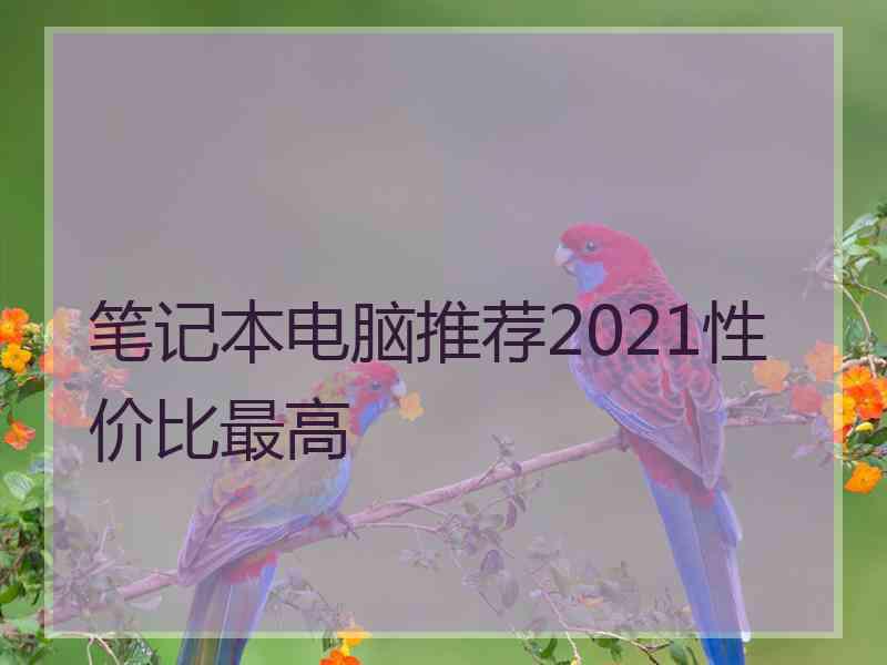 笔记本电脑推荐2021性价比最高