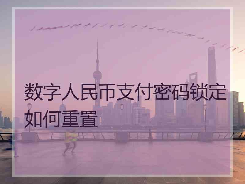 数字人民币支付密码锁定如何重置