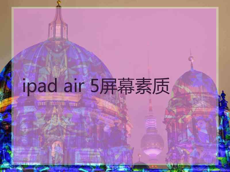 ipad air 5屏幕素质