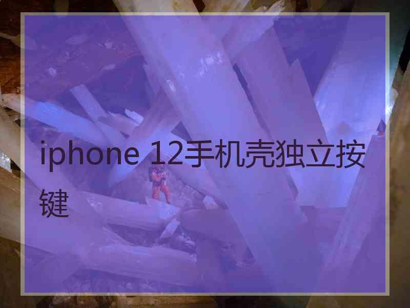 iphone 12手机壳独立按键