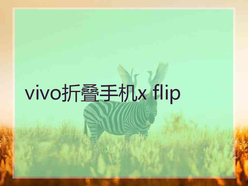 vivo折叠手机x flip