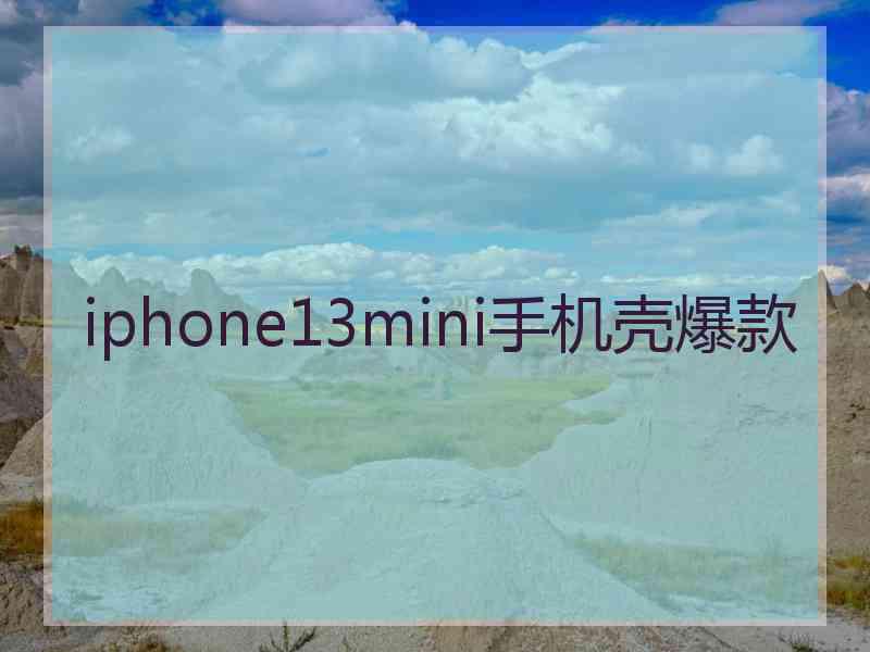 iphone13mini手机壳爆款