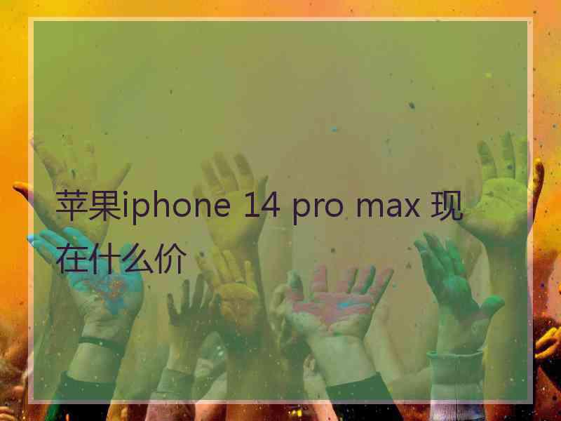 苹果iphone 14 pro max 现在什么价