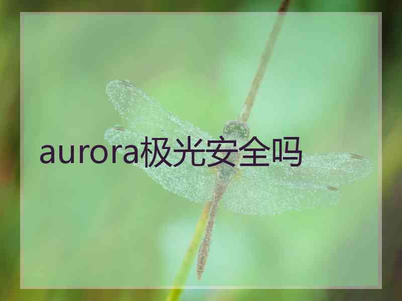 aurora极光安全吗