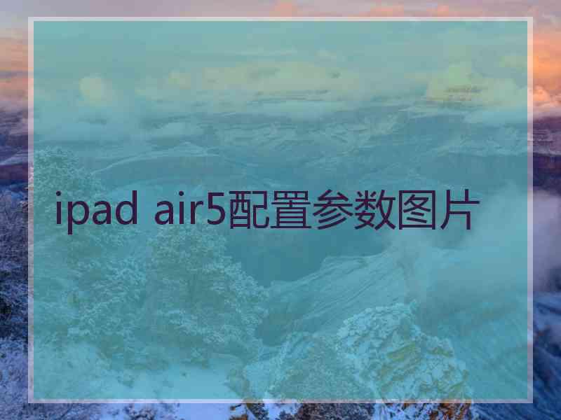 ipad air5配置参数图片