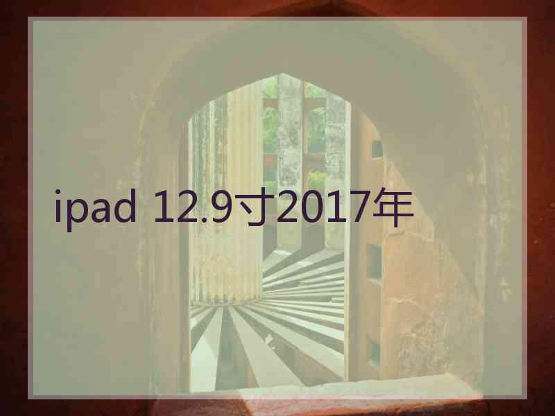 ipad 12.9寸2017年